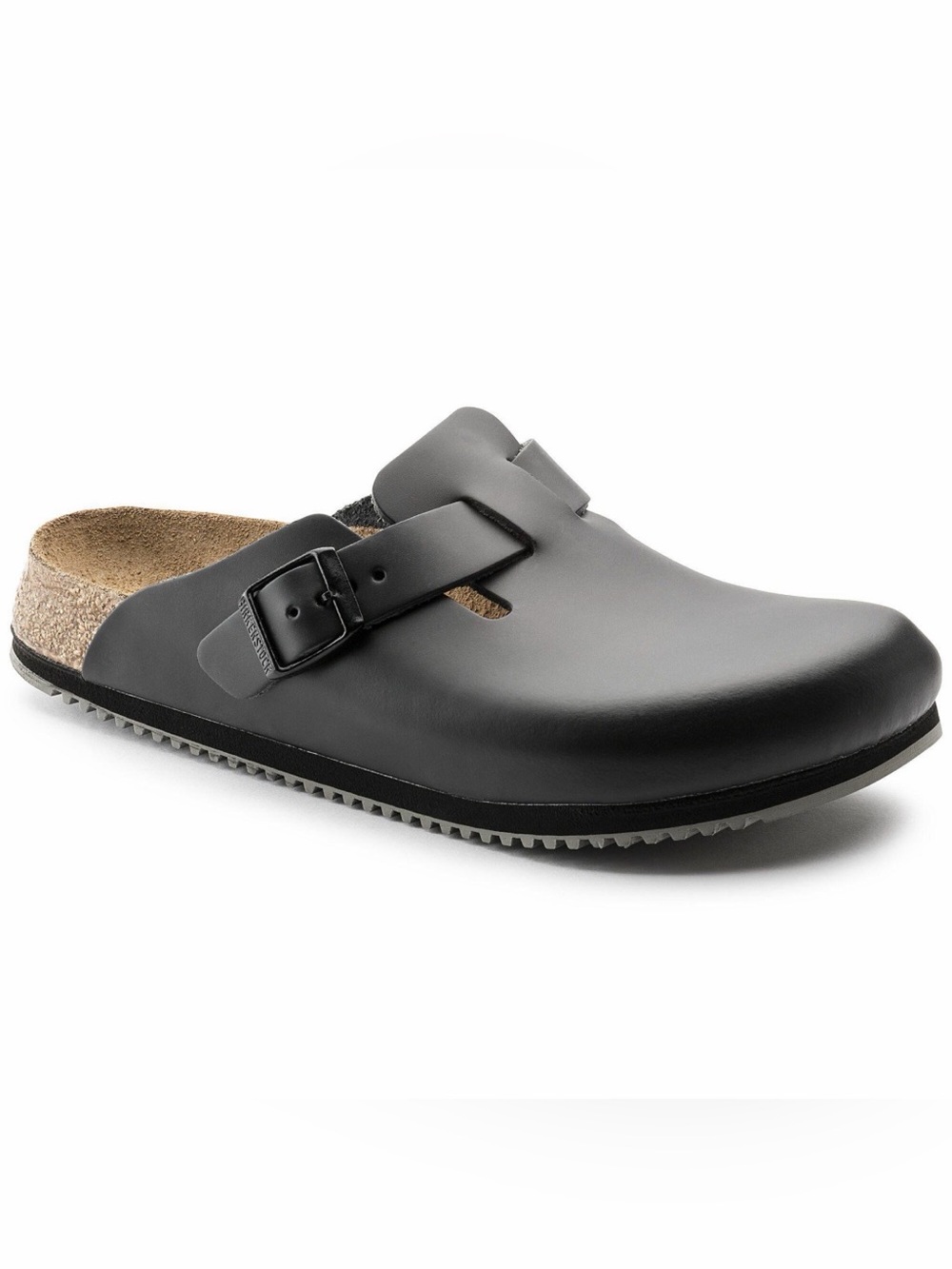 NEW Birkenstock Boston Super Grip Clogs Black Size 42 L11 M9 - Picture 3 of 14
